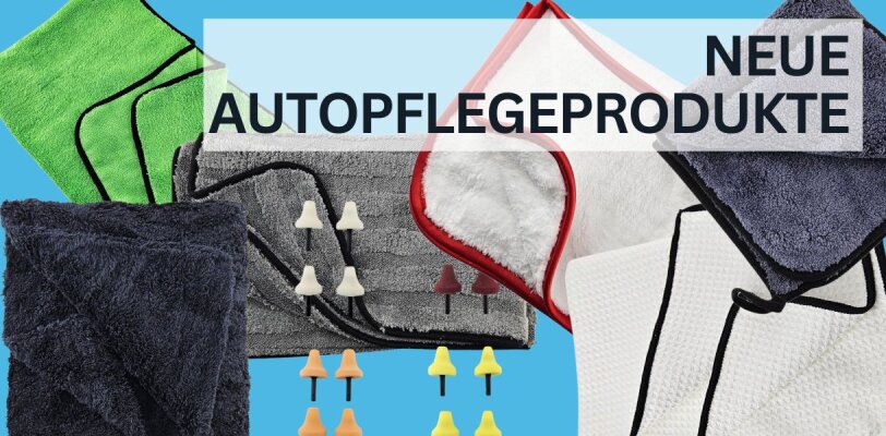 Neue Autopflegeprodukte – Hochwertige Poliertücher und Polierkegel für perfekte Ergebnisse - Unsere neuen BOS Autopflegeprodukte – Poliertücher und Polierkegel für glänzende Ergebnisse