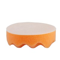 Premium Polierschwamm gewaffelt schleifen Spot Repair orange Ø75mm