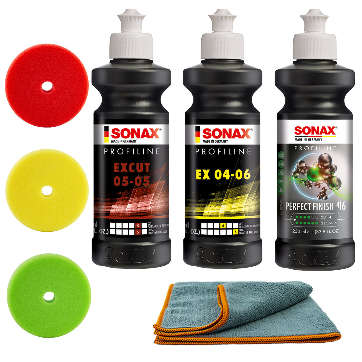 Sonax Politur Set Std Mm Polierpads