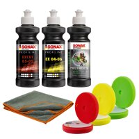 Sonax Auto Politur Set STD + 150mm Pads für...