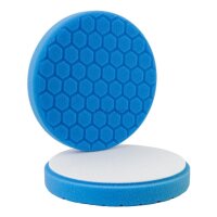 Premium Polierpad Hexagon  blau polieren 2 &Oslash;125/135mm