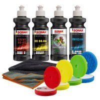 Sonax Auto Politur Set LUX + 125/140mm Pads für...