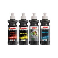 Sonax Auto Politur Set LUX + 125/140mm Pads für Exzenterpolierer