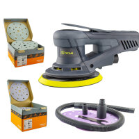 Titan PESM3 - 150 EC Exzenterschleifer Set 3mm Hub  + 200...
