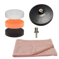 Polierkit inkl. M14 Adapter 3 Polierpads 180mm...