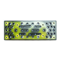 Klett-Schleifplatte für Schwingschleifer PPSM3-200 EC