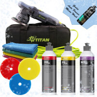 Exzenter Poliermaschine Titan TDA09 und Koch Chemie