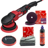 Flex Exzenterpolierer mit Freilauf XFE 2 15 14-EC C im Politur Set