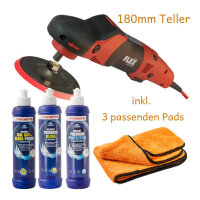 Polierset für Boot & Caravan mit Flex PE 14-2 inkl. Menzerna Polituren und Pads von PP