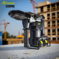 Titan PRH3840B-CORE Akku-Bohrhammer Set 2× 4Ah u....
