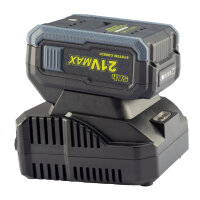 Titan Schnellladegerät PQC2104 + 2 Li-Ion Akku 21 V max 5.0 Ah