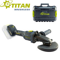 Titan PAG721LB-Core Flachkopf Akku-Winkelschleifer 21 V
