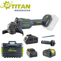 Titan Akku Winkelschleifer PAG721B-Core Akku Set