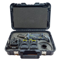 Titan Flachkopf Winkelschleifer Titan PAG721LB-Core Set +...