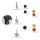 MAXXT MDMP20V mit umschaltbarem Betriebsmodus. Der Modusschalter ermöglicht Wechsel zwischen Rotations- und Exzenterbetrieb (Dual Action).