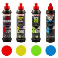 TDA75 Luxus Set – Exzenter Poliermaschine mit Menzerna Politur