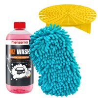 Set Menzerna Autowäsche MZ Wash Waschschwamm Grit Guard