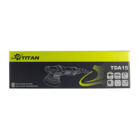 Titan TDA15 Exzenter Poliermaschine 15mm Hub Ø Polierteller 125mm