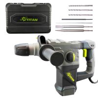 Titan Bohrhammer PP3216 1500W  SDS Plus inkl. Zubeh&ouml;r