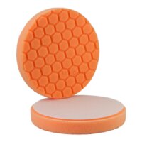 Premium Polierpad Hexagon orange schleifen cut 2 Ø150/160mm