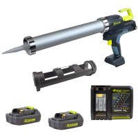 Titan Akku Kartuschenpresse & Schlauchpresse inkl. 2x...